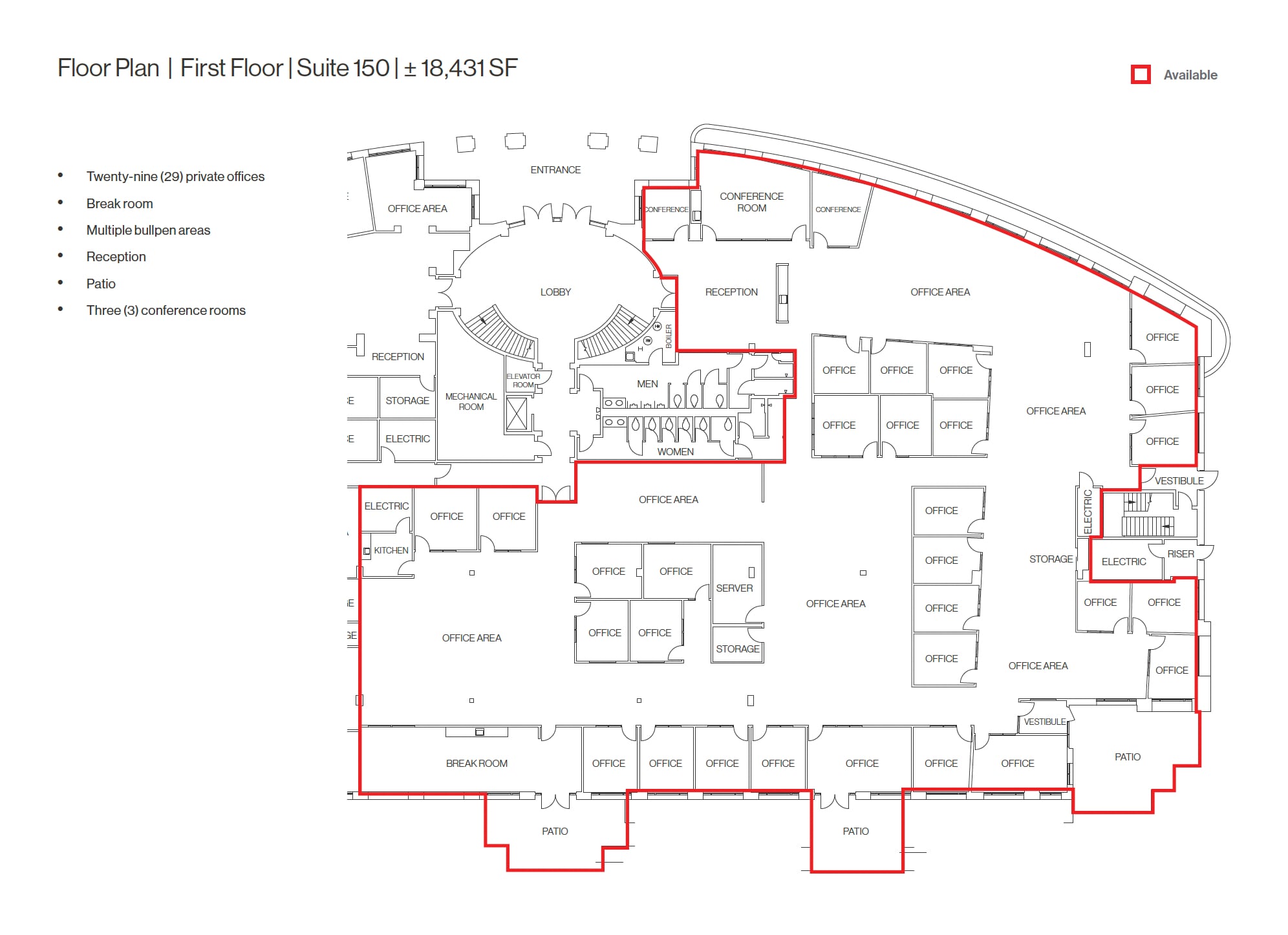 5441 Kietzke Ln, Reno, NV for sale Floor Plan- Image 1 of 2