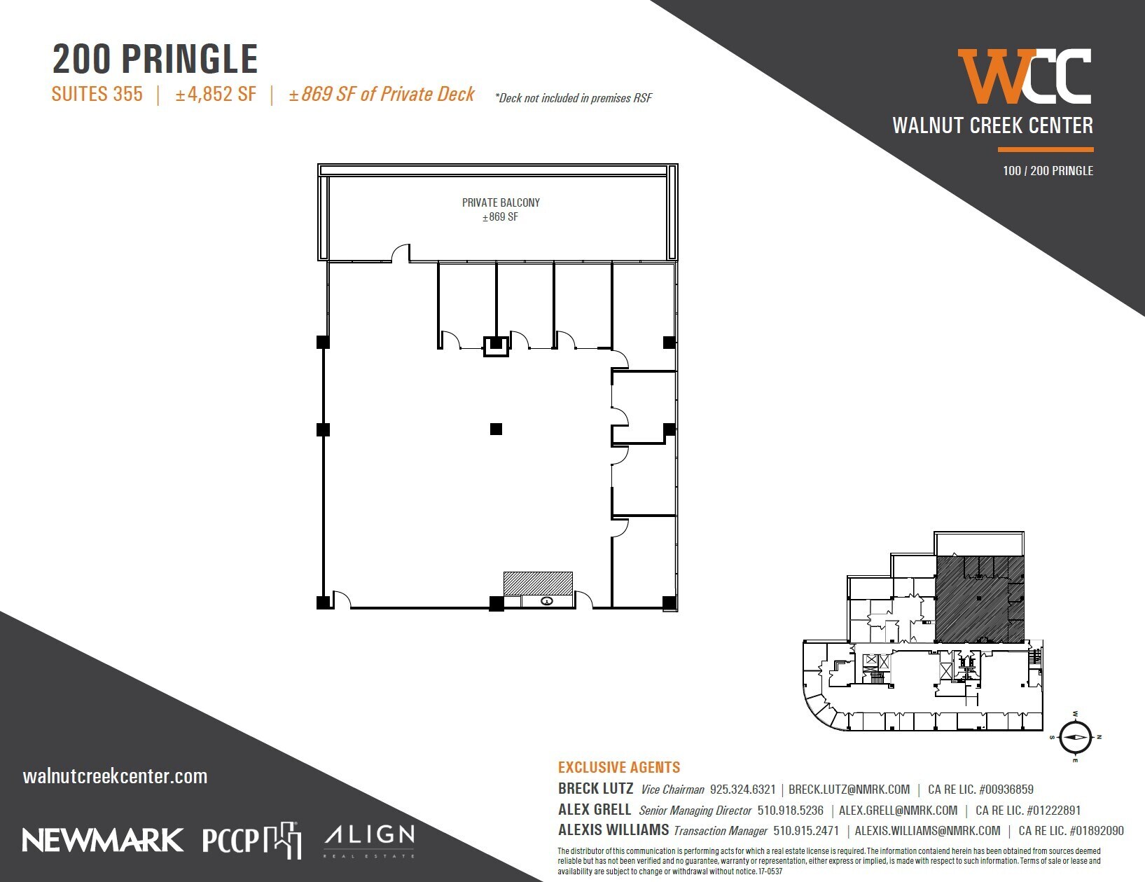 100 Pringle Ave, Walnut Creek, CA à louer Plan d’étage- Image 1 de 1