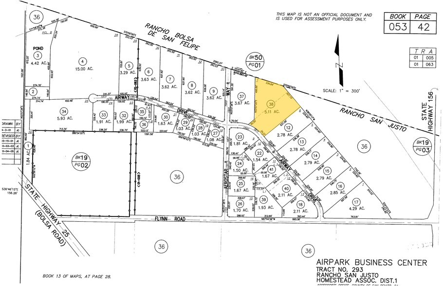 1871 Airway Dr, Hollister, CA à vendre - Plan cadastral - Image 3 de 3
