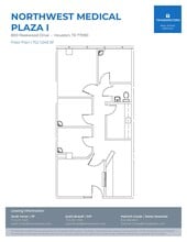 800 Peakwood Dr, Houston, TX for lease Floor Plan- Image 1 of 2