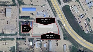5012 Caxton St, Whitecourt, AB - AÉRIEN  Vue de la carte