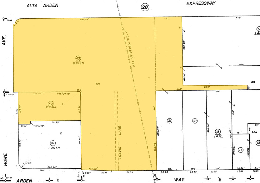 1750 Howe Ave, Sacramento, CA for lease - Plat Map - Image 1 of 7