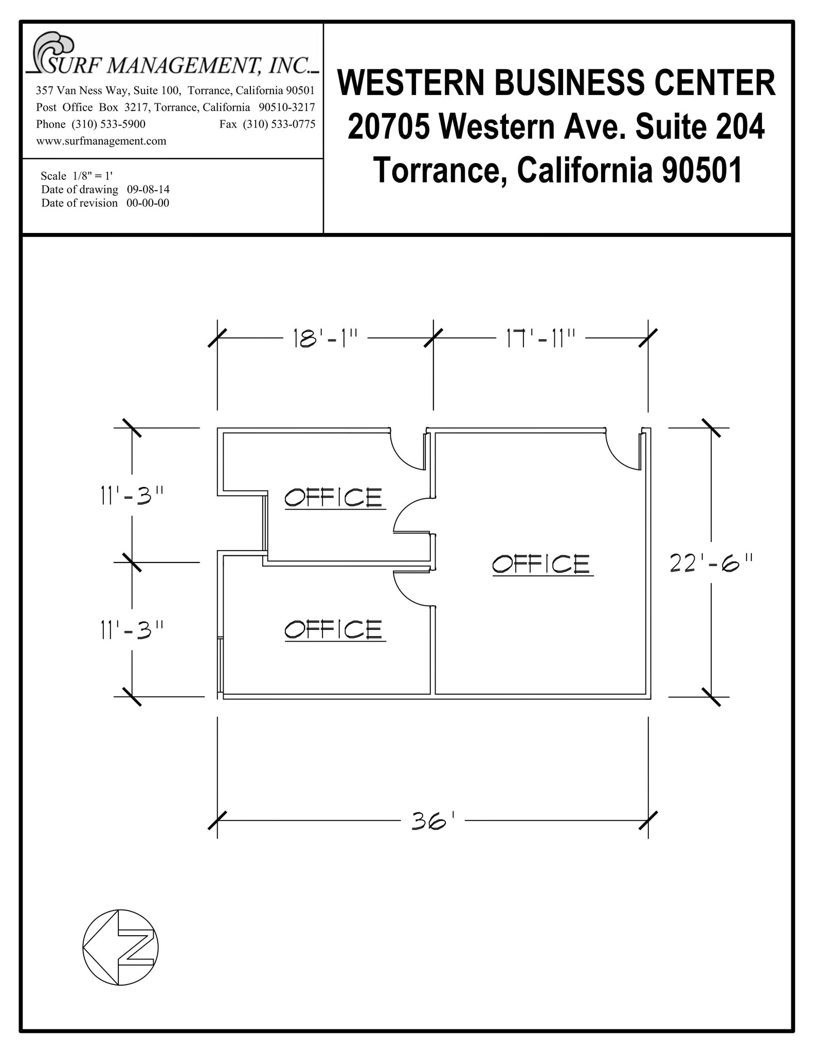 20695 S Western Ave, Torrance, CA for lease Floor Plan- Image 1 of 1