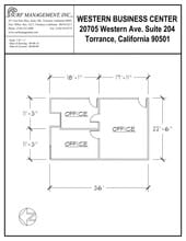 20695 S Western Ave, Torrance, CA for lease Floor Plan- Image 1 of 1