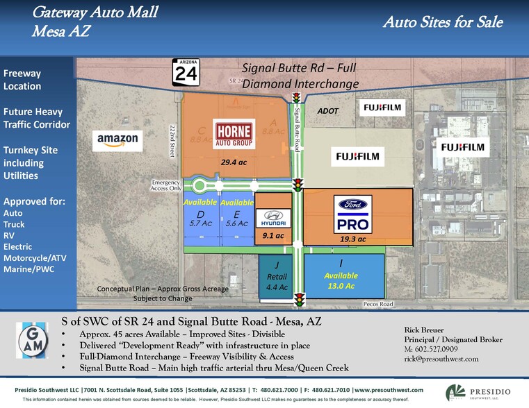 S of SWC of SR 24 and Signal Butte Rd, Mesa, AZ for sale - Building Photo - Image 1 of 1