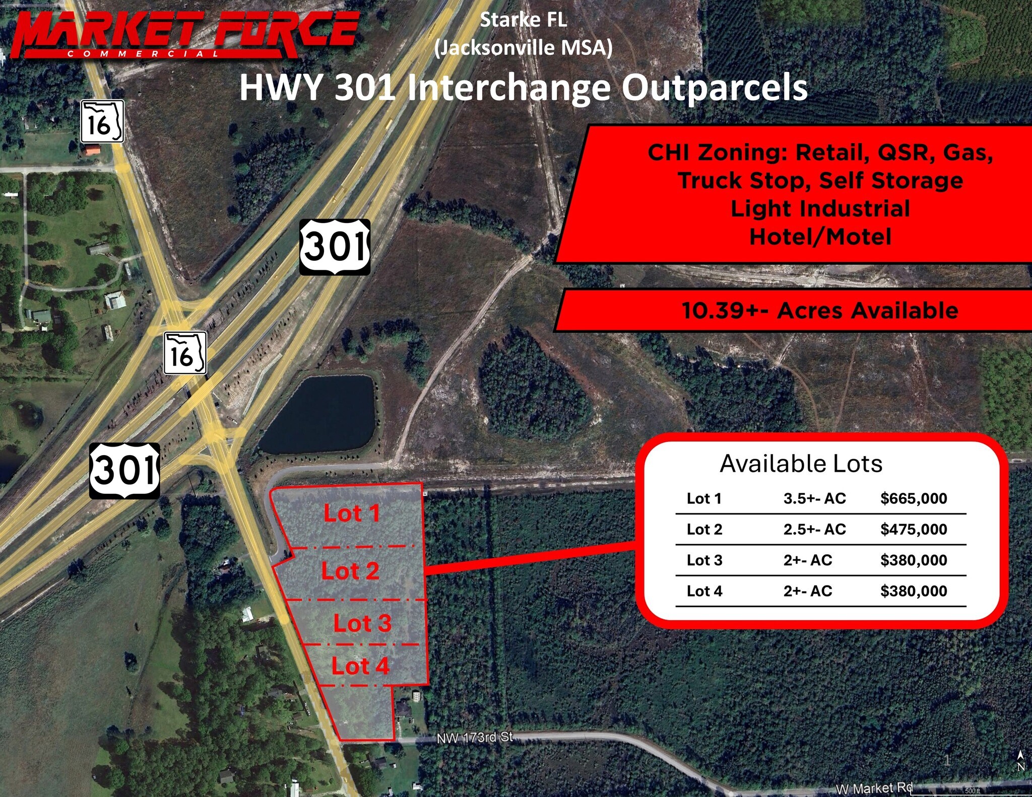 17339 NW State Road 16, Starke, FL à vendre Photo du bâtiment- Image 1 de 8
