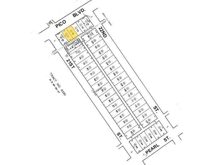 2108-2116 Pico Blvd, Santa Monica, CA à louer - Plan cadastral - Image 2 de 12