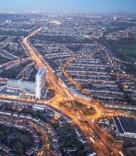 459 Ewell Rd, Surbiton, LND - aerial  map view