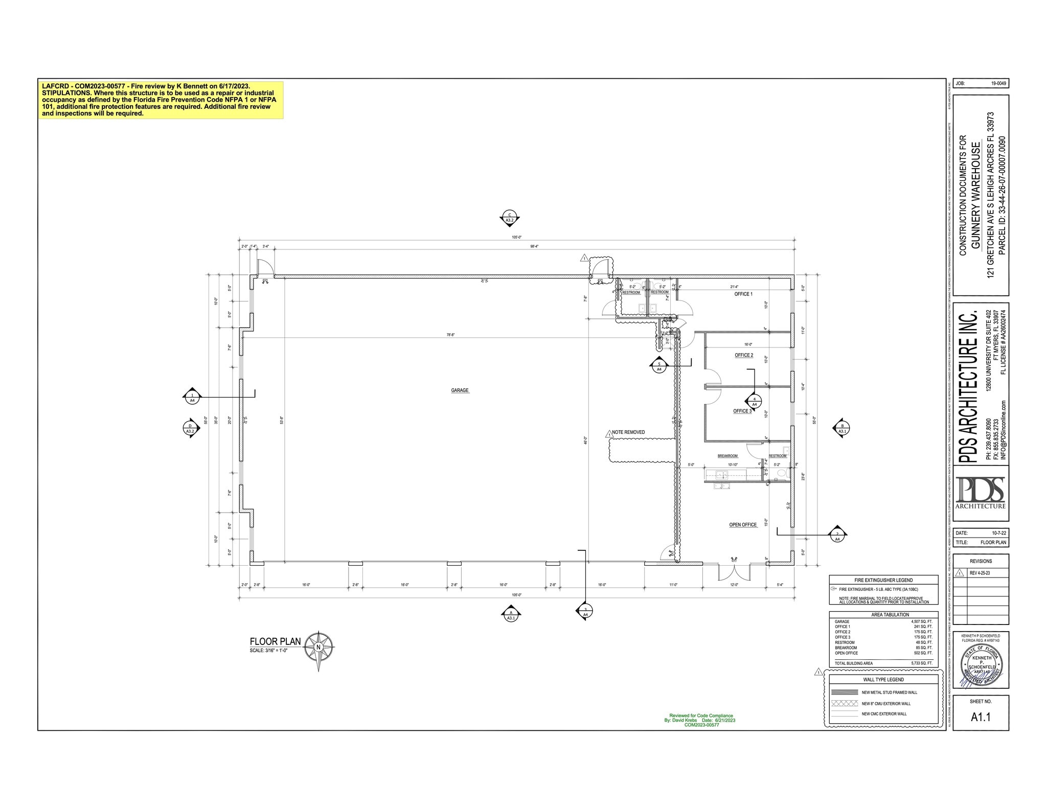 121 Gretchen Ave S, Lehigh Acres, FL for lease Site Plan- Image 1 of 1