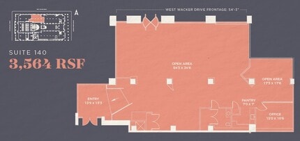 222 N LaSalle St, Chicago, IL à louer Plan d’étage- Image 1 de 1