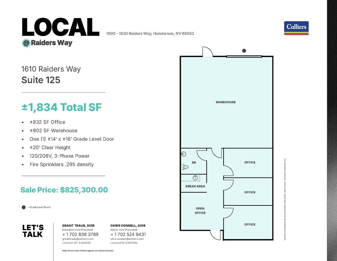 1610 Raiders Way, Henderson, NV 89052 - Unité 125 - - Plan d’étage - Image 1 of 1
