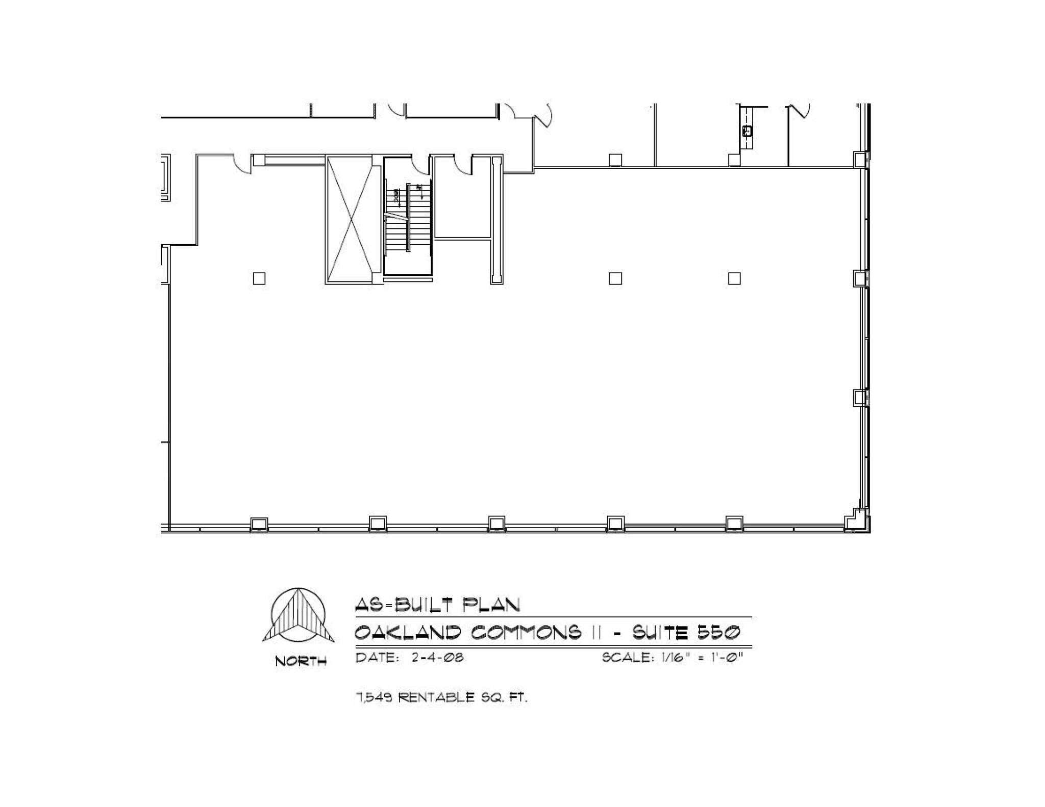 20750 Civic Center Dr, Southfield, MI à louer Plan d  tage- Image 1 de 1