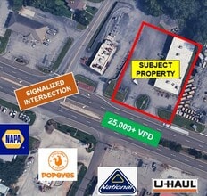 4804 Clinton Hwy, Knoxville, TN - AERIAL  map view