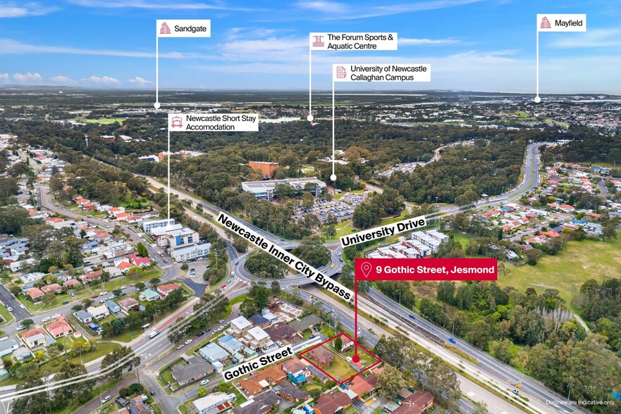 9 Gothic St, Jesmond for sale - Aerial - Image 1 of 8