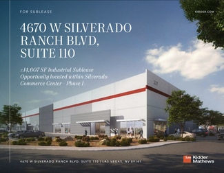 Plus de détails pour 4670 W Silverado Ranch Blvd, Las Vegas, NV - Industriel à louer
