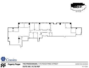 1170 Peachtree St, Atlanta, GA for lease Floor Plan- Image 1 of 1
