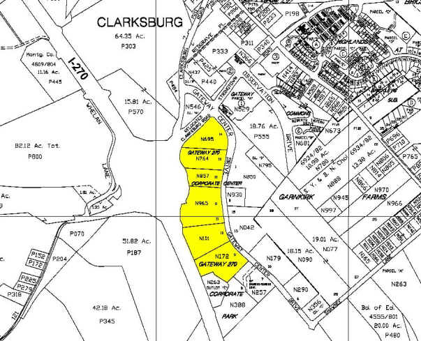 22520 Gateway Center Dr, Clarksburg, MD à louer - Plan cadastral - Image 3 de 11
