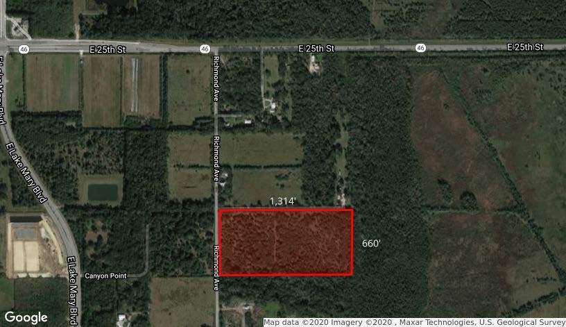 Richmond Avenue And 25th, Sanford, FL à vendre Aérien- Image 1 de 2