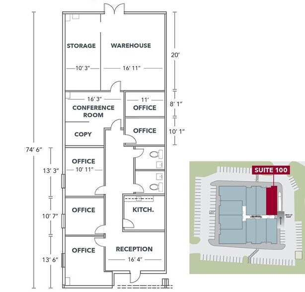 200 Trans Air Dr, Morrisville, NC à louer - Plan d’étage - Image 3 de 3