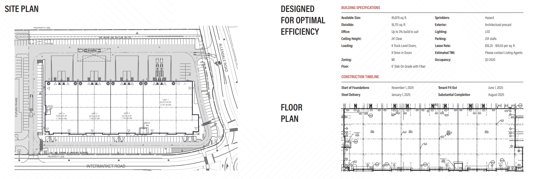 200 Intermarket Rd, Cambridge, ON à louer Plan d’étage- Image 1 de 1