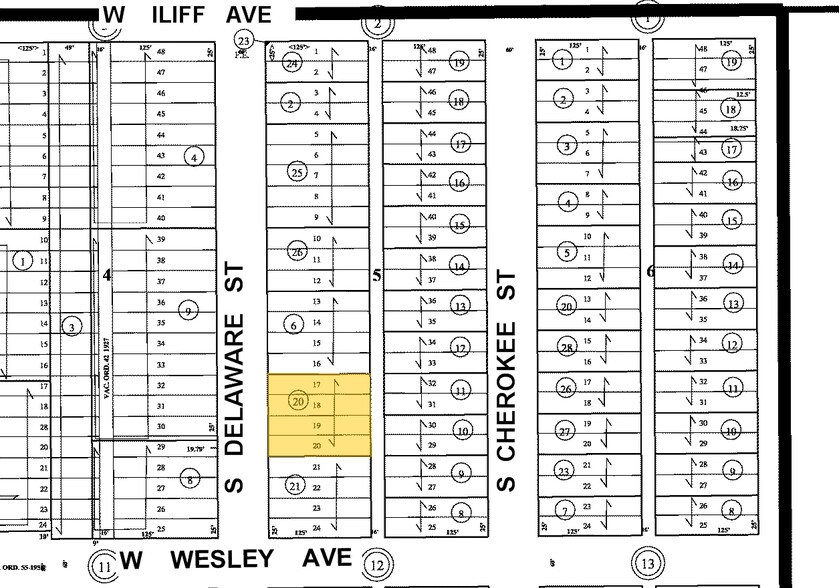2380 S Delaware St, Denver, CO à vendre - Plan cadastral - Image 2 de 3
