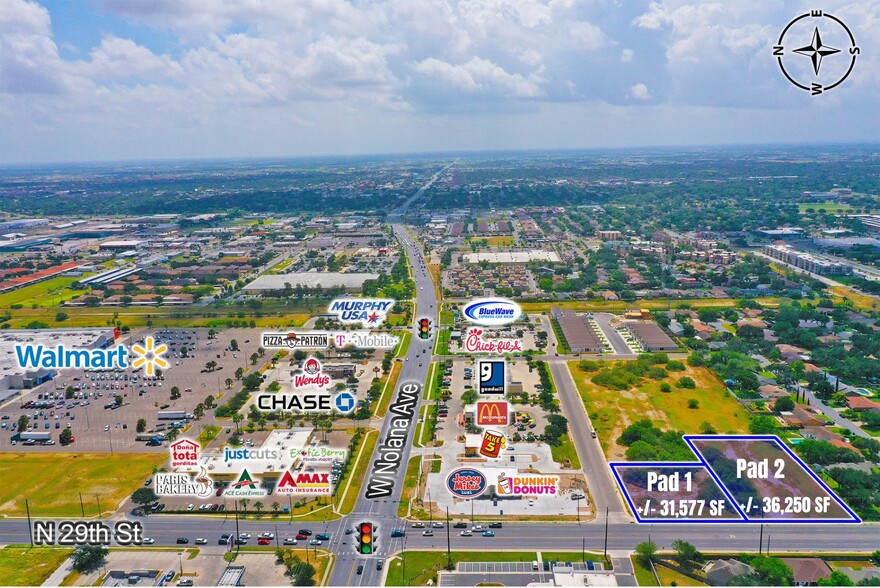 2817 N 29th Ln, McAllen, TX à vendre - Aérien - Image 1 de 3