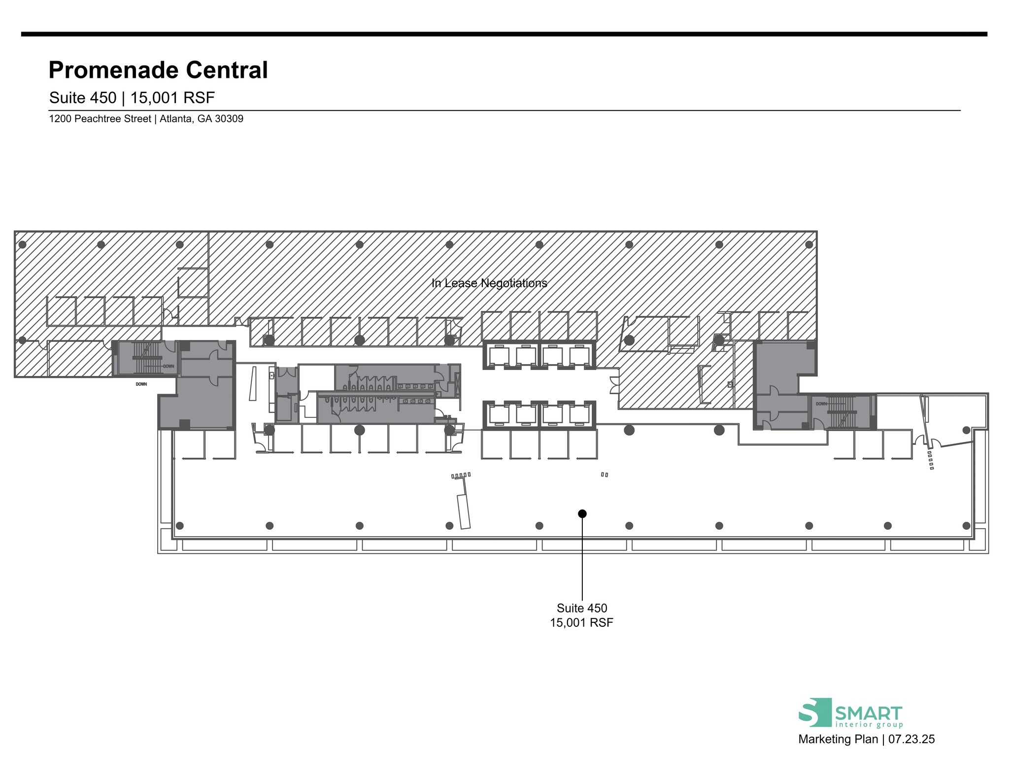 1200 Peachtree St NE, Atlanta, GA for lease Site Plan- Image 1 of 2
