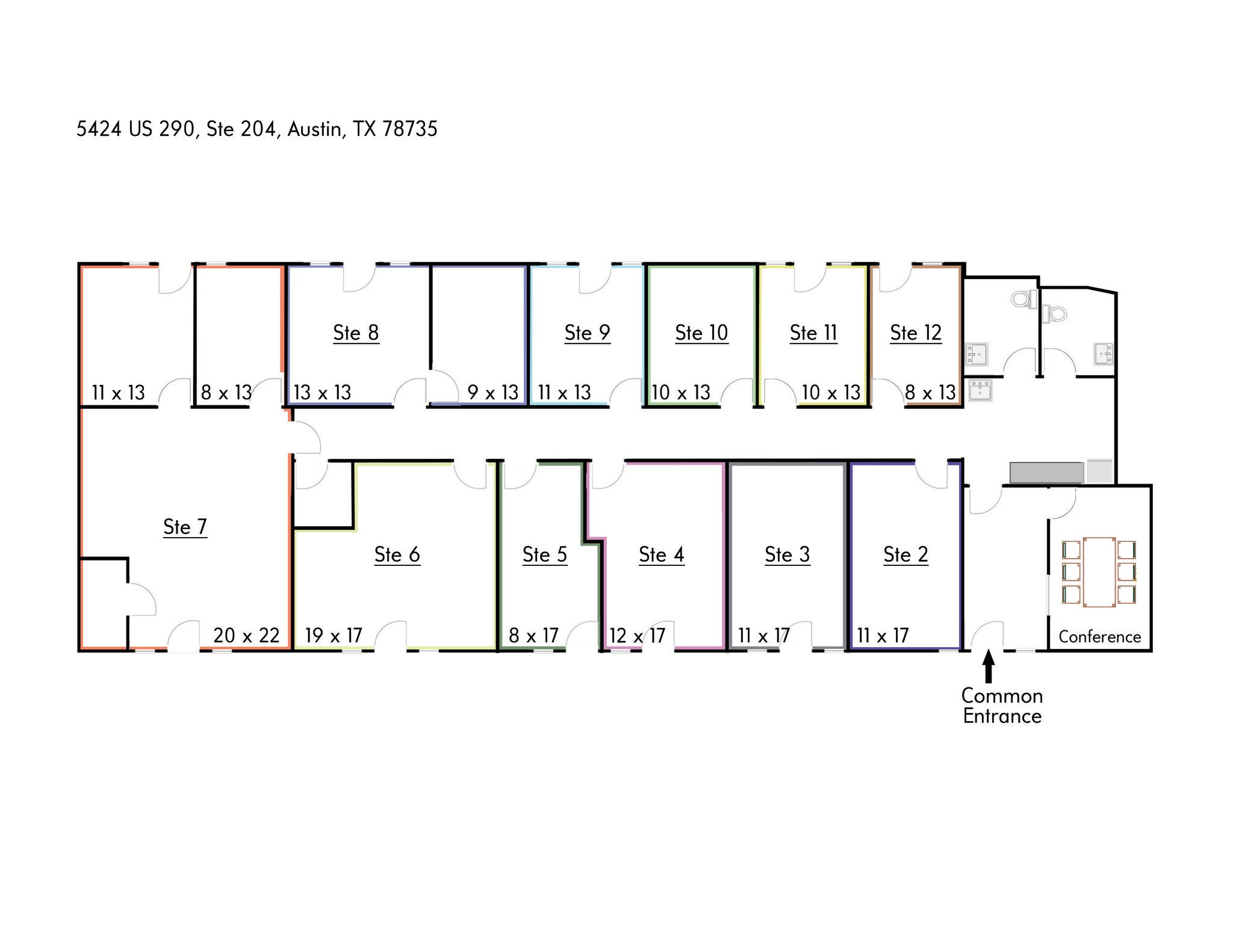 5424 Hwy 290 W, Austin, TX for lease Floor Plan- Image 1 of 9