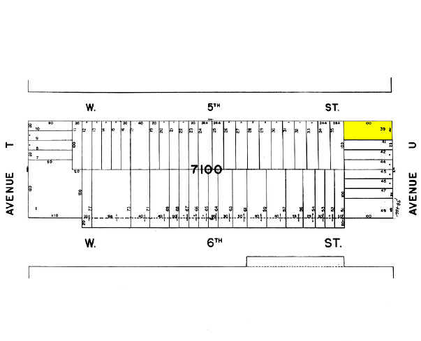 203 Avenue U, Brooklyn, NY à louer - Plan cadastral - Image 3 de 3