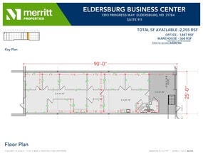 1393 Progress Way, Eldersburg, MD à louer Plan d’étage- Image 1 de 1