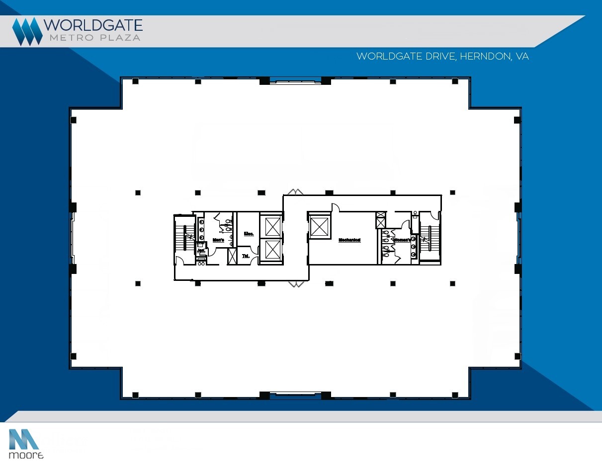 12851 Worldgate Dr, Herndon, VA à louer Plan d  tage type- Image 1 de 1