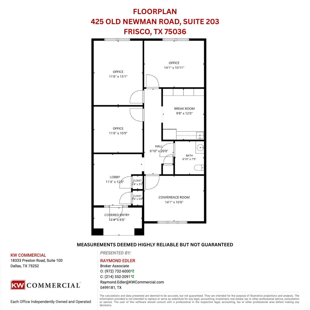 425 Old Newman Rd, Frisco, TX for lease Floor Plan- Image 1 of 1