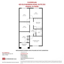 425 Old Newman Rd, Frisco, TX for lease Floor Plan- Image 1 of 1