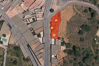 Pedralba, VAL - Aerial map view