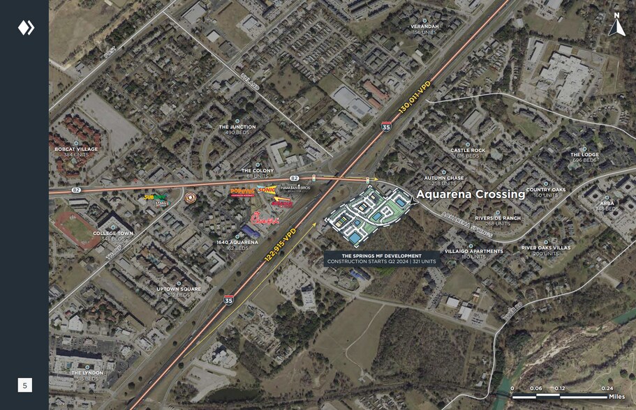 Aquarena Springs & Ih 35, San Marcos, TX à louer - Photo du bâtiment - Image 2 de 5