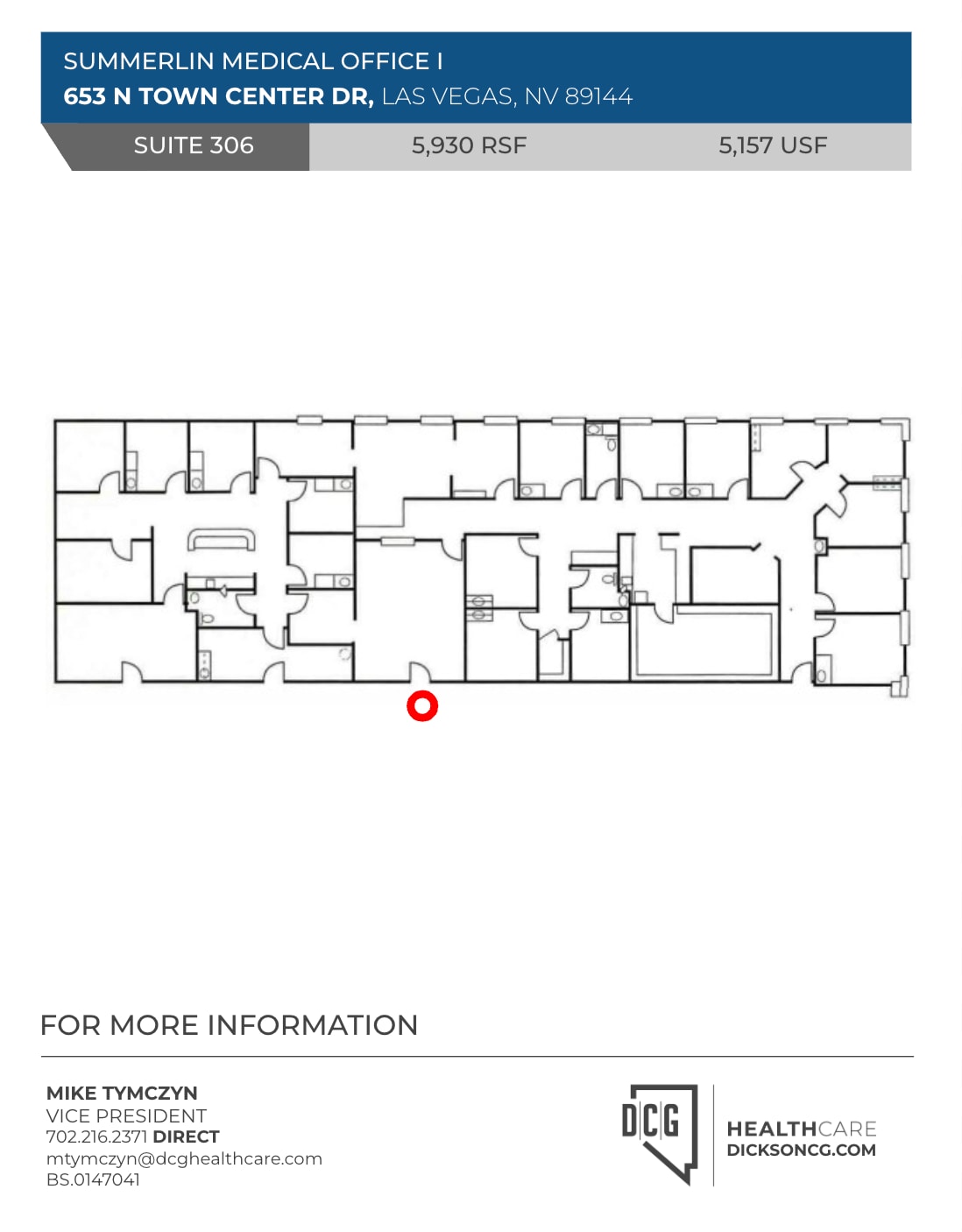 653 N Town Center Dr, Las Vegas, NV à louer Plan d’étage- Image 1 de 1