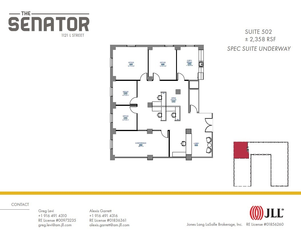 1121 L St, Sacramento, CA for lease Floor Plan- Image 1 of 1