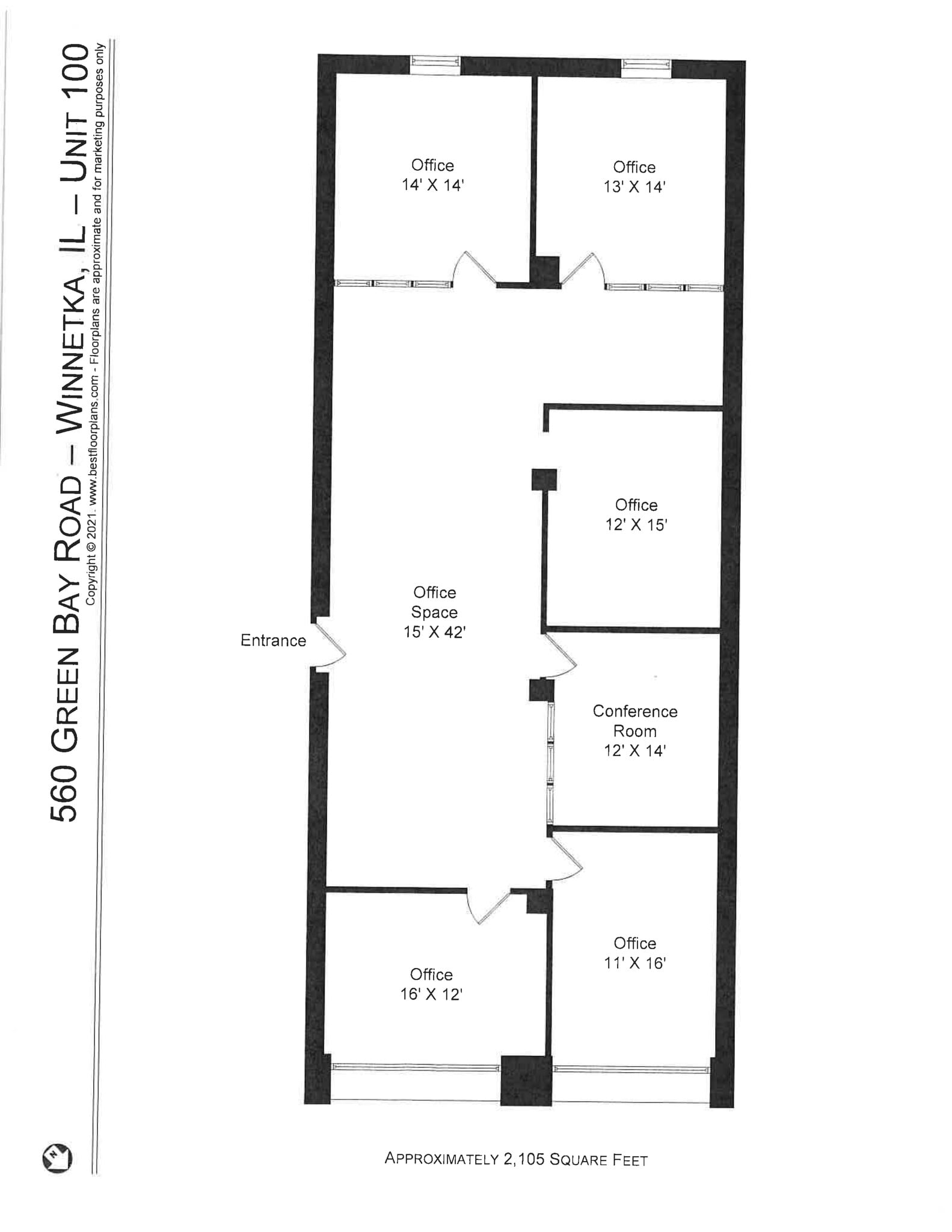 560 Green Bay Rd, Winnetka, IL for lease Site Plan- Image 1 of 1