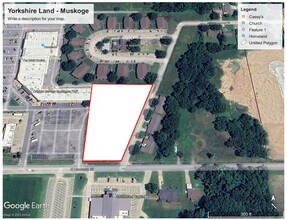Hancock, Muskogee, OK - AERIAL  map view