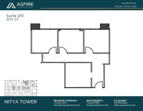 2211 Norfolk St, Houston, TX for lease Floor Plan- Image 1 of 1