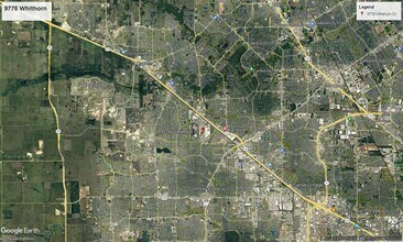9776 Whithorn Dr, Houston, TX - Aerial  map view