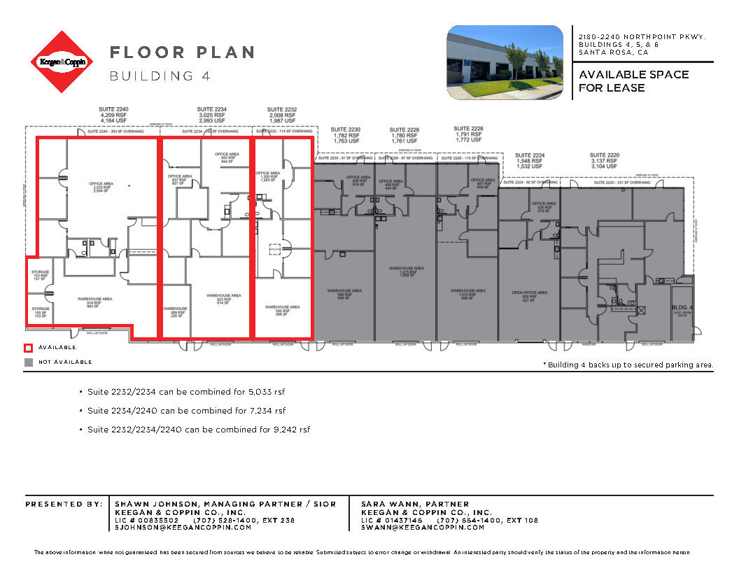 2160-2180 Northpoint Pky, Santa Rosa, CA à louer Photo intérieure- Image 1 de 1