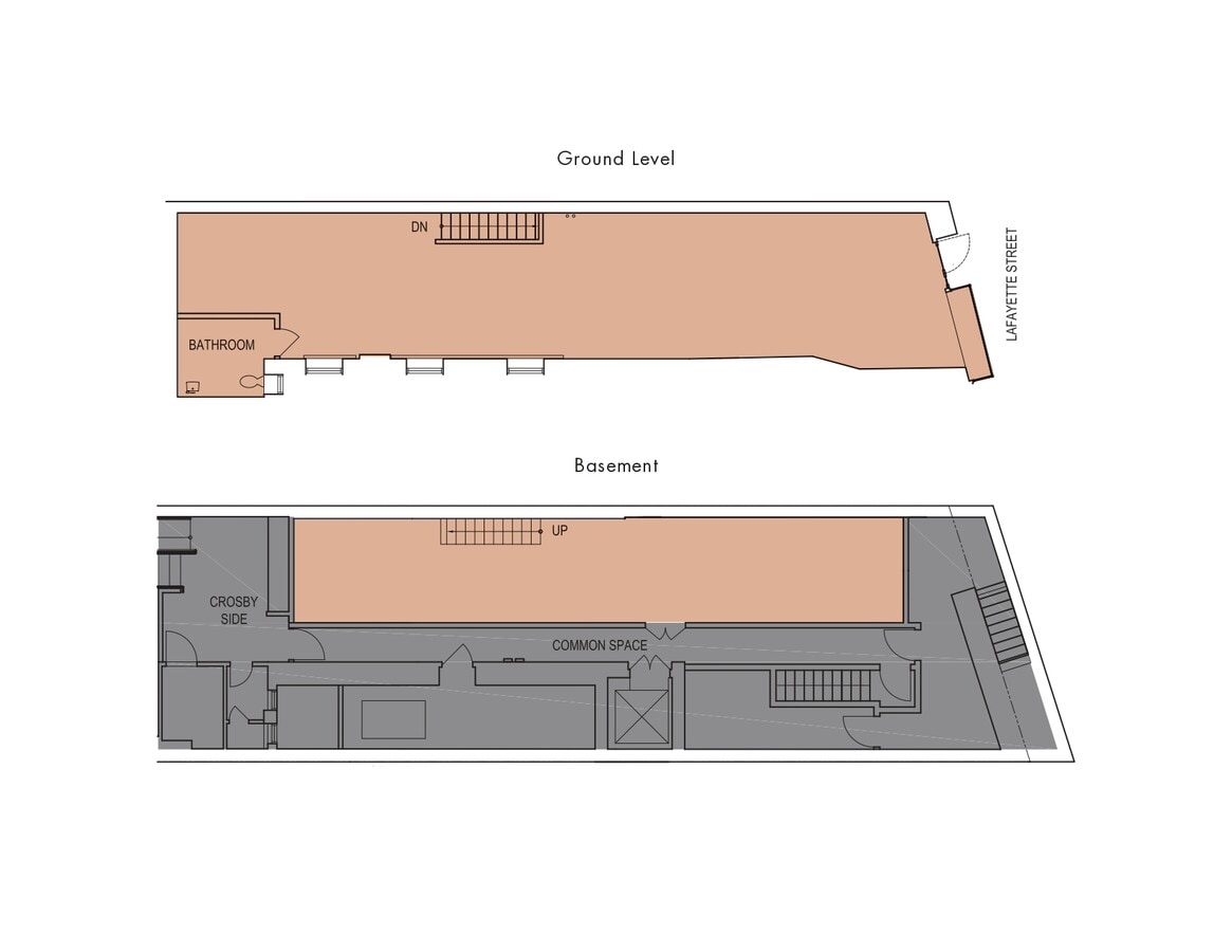 248 Lafayette St, New York, NY 10012 - Unit Commercial Coop -  - Floor Plan - Image 1 of 5