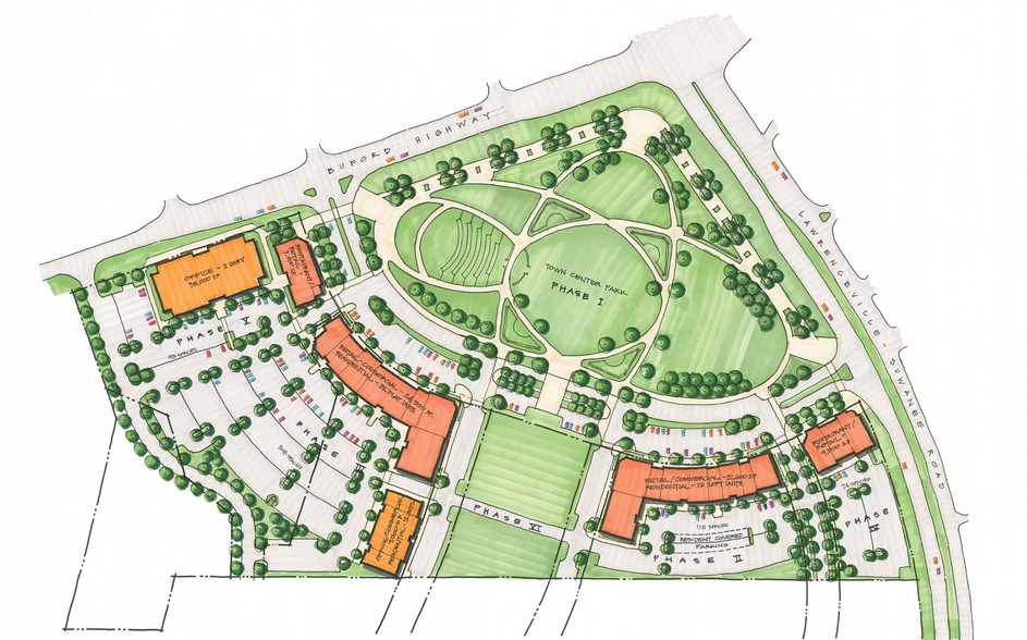 340 Town Center Ave, Suwanee, GA for lease - Site Plan - Image 3 of 3