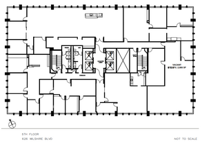 626 Wilshire Blvd, Los Angeles, CA à louer Plan d’étage- Image 1 de 1