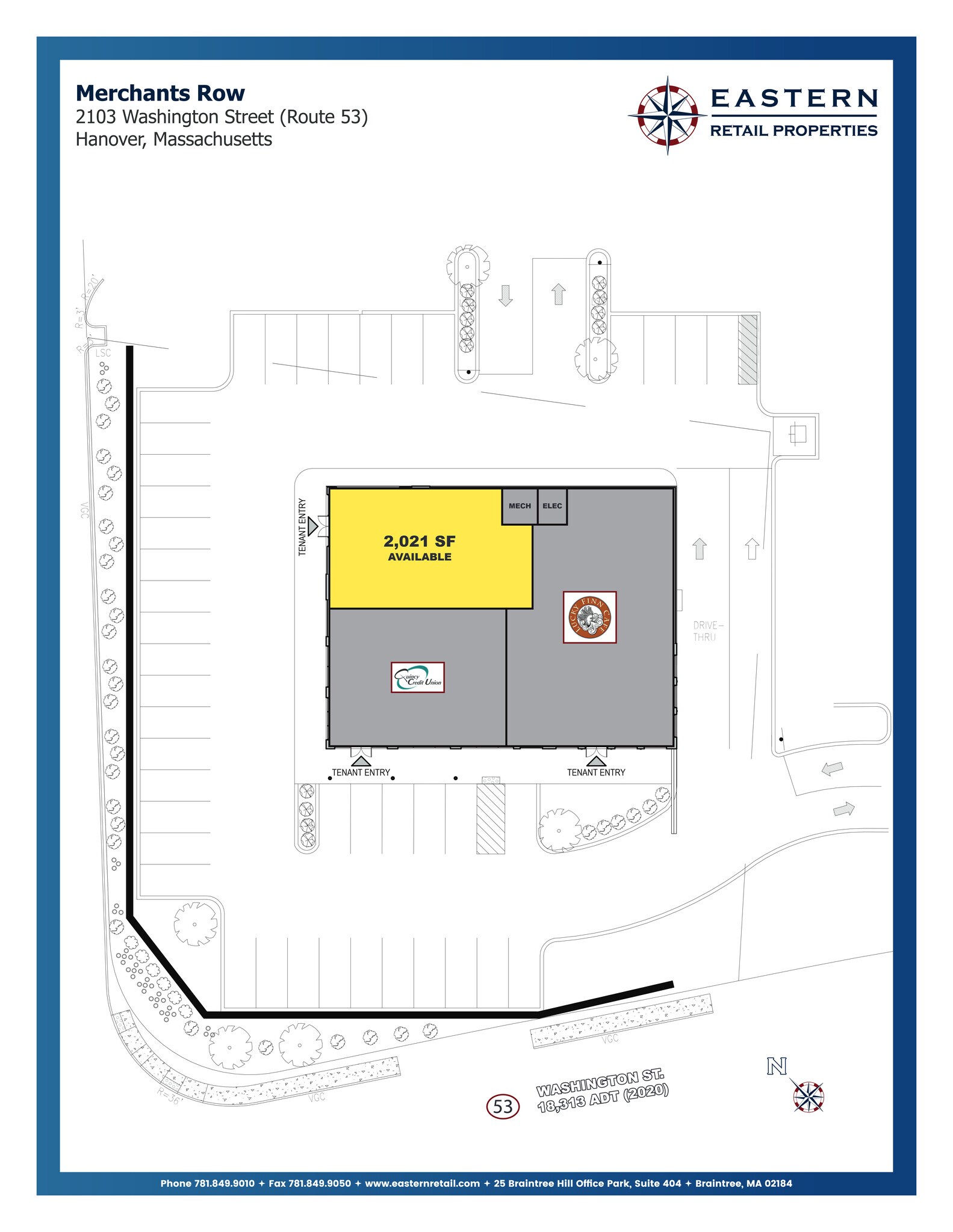2103 Washington St, Hanover, MA for lease Site Plan- Image 1 of 4