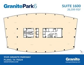 5525 Granite Parkway, Plano, TX for lease Site Plan- Image 1 of 2