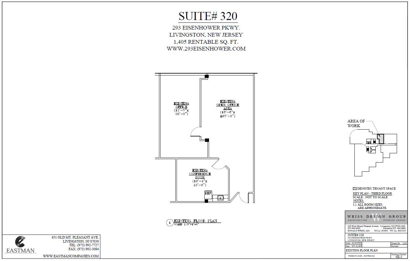 293 Eisenhower Pky, Livingston, NJ à louer Plan d’étage- Image 1 de 1