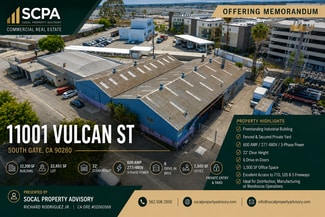 More details for 11001 Vulcan St, South Gate, CA - Industrial for Lease