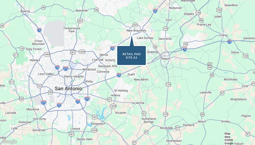 Loop 337, New Braunfels, TX à vendre - Photo du bâtiment - Image 3 de 3